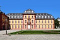 Chamber Wing of Baroque castle called Bruchsal Palace on sunny day