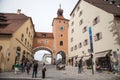 Brucktor (City Gate) in Regensburg (Germany).