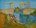 Bridge at Arles Pont de Langlois, painting by Vincent Van Gogh Royalty Free Stock Photo