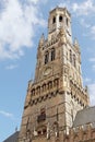 Bruges belfry (detail) Royalty Free Stock Photo