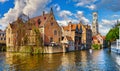 Bruges, Belgium. Ancient medieval european city. View Royalty Free Stock Photo