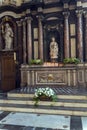 BRUGES, BELGIUM - APRIL 6, 2008: Interior of Church of Our Lady Royalty Free Stock Photo