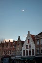 Bruges Belgium February 2018 in the winter