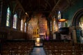 Bruges, Belgium Interior of the Basilica of the Holy Blood - Basiliek van het Heilig Bloed. Royalty Free Stock Photo