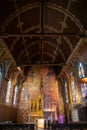 Bruges, Belgium , Interior of the Basilica of the Holy Blood - Basiliek van het Heilig Bloed. UNESCO World Heritage Site Royalty Free Stock Photo