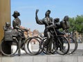 Fountain and statues in The Zand square