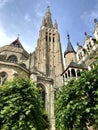 Church of Our Lady. Dates mainly from the 13th, 14th and 15th centuries. Bruges, Belgium. June 15, 2018.