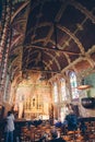 Basilica of the Holy Blood in Bruges, Belgium. Interior. Royalty Free Stock Photo