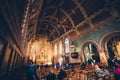 Basilica of the Holy Blood in Bruges, Belgium. Interior. Royalty Free Stock Photo