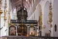 Bruges, Belgium - May 12, 2018: View Of The Interiors of Church of Our Lady on Mariastraat