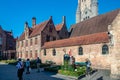 The Hospital of St. John and waterway in Bruges Royalty Free Stock Photo