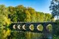 Bridge over Minnewater Lake in Bruges