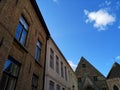 Bruges, Brugge, Belgium. Bruges, Belgium. Medieval city. Houses facades. Royalty Free Stock Photo