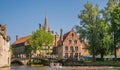 Bruges, Brugge, Belgium: The Bruges Historical Old Town, Belgium, an UNESCO World Culture Heritage Site Royalty Free Stock Photo