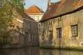 Canals of Bruges Brugge, Belgium. Royalty Free Stock Photo