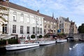 Bruges canal, Belgium Royalty Free Stock Photo