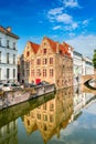 Bruges canal, Flanders, Belgium