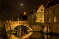 Bruges canal Royalty Free Stock Photo