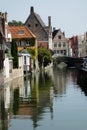 Bruges canal reflection