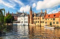 Bruges at day, Belgium historical city