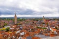 Bruges, Flanders, Belgium, Europe - October 1, 2019. Autumn scenery of  medieval world heritage city, Bruges Brugge from the Royalty Free Stock Photo