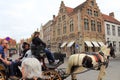 Bruges historic city center Belgium