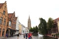 Bruges historic city center Belgium