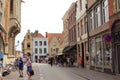 Bruges historic city street