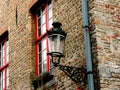 Bruges Street Lamp Royalty Free Stock Photo