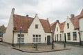Beautiful street view of the Brugge city Royalty Free Stock Photo