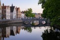 Langerei canal on a sunny day in summer Royalty Free Stock Photo