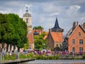Old city of Brugge on a sunny day in summer Royalty Free Stock Photo