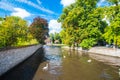 Brugge, Belgium on a sunny summer day Royalty Free Stock Photo