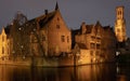 Brugge City by Night, Belgium