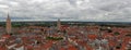 Brugge City Panorama Royalty Free Stock Photo