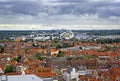 Brugge City Panorama Royalty Free Stock Photo