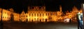 Brugge town hall at night