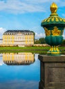 Bruhl, Germany: The Baroque Augustusburg Castle, important creations of Rococo in Bruhl near Bonn. World Heritage Site Royalty Free Stock Photo