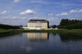 Bruhl Palace Augustusburg Reflecting In Garden Lake Royalty Free Stock Photo