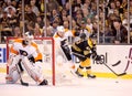 Bruins v. Flyers 2011-12 Season Opener Royalty Free Stock Photo