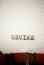 Bruise concept view Royalty Free Stock Photo