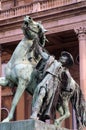 Statue in the capital of Hungary Budapest