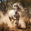 Ai Generated illustration Wildlife Concept of Brumby Royalty Free Stock Photo