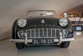 Front view of the british sports car Triumph TR3A from 1960 a the Gallery Royalty Free Stock Photo