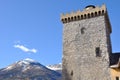 Brune tower of Embrun in the Alps