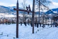 Soldiers\' Cemetery in Bruneck, Italy