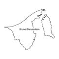 Brunei Darussalam map icon