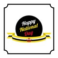 Brunei National Day Illustration Vector Art Logo