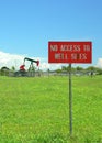 Brunei. No Access to Oil Well