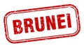 Brunei stamp. Brunei grunge isolated sign.